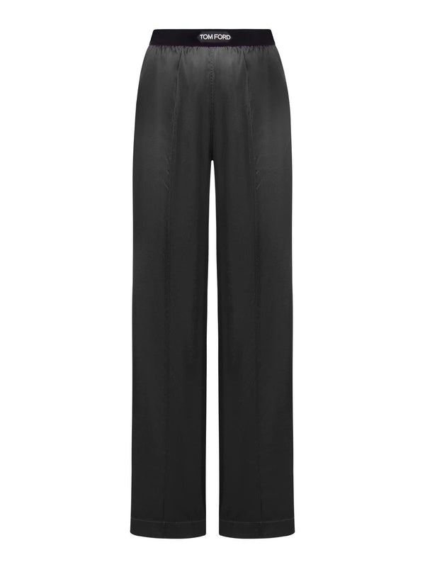 Tom Ford Stretch Silk Satin Pj Pants - Women - Piano Luigi