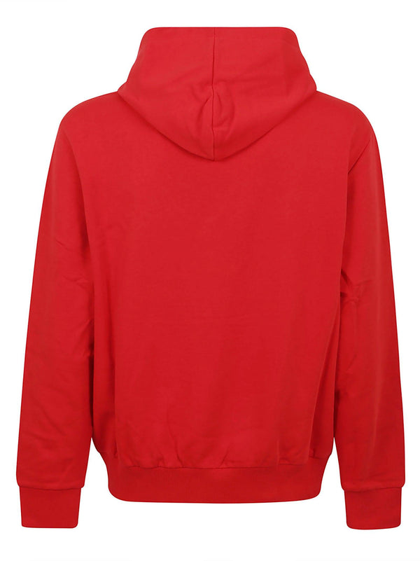 Balmain Sweatshirt In Red Cotton - Men - Piano Luigi