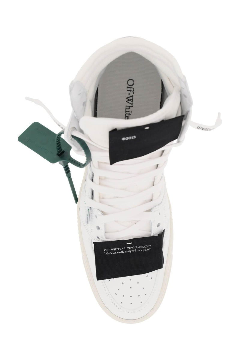 Off-White 3.0 Off-court Leather High-top Sneakers - Men - Piano Luigi