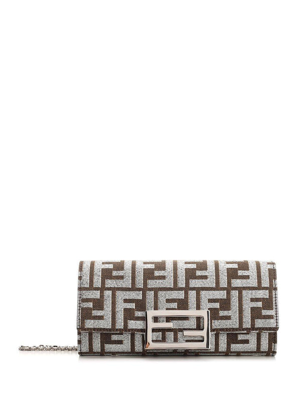 Fendi Baguette Continental Chain Wallet - Women - Piano Luigi