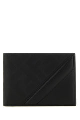 Fendi Black Leather Wallet - Men - Piano Luigi