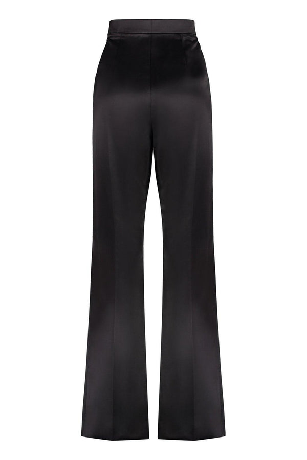 Fendi Duchess Satin Trousers - Women - Piano Luigi