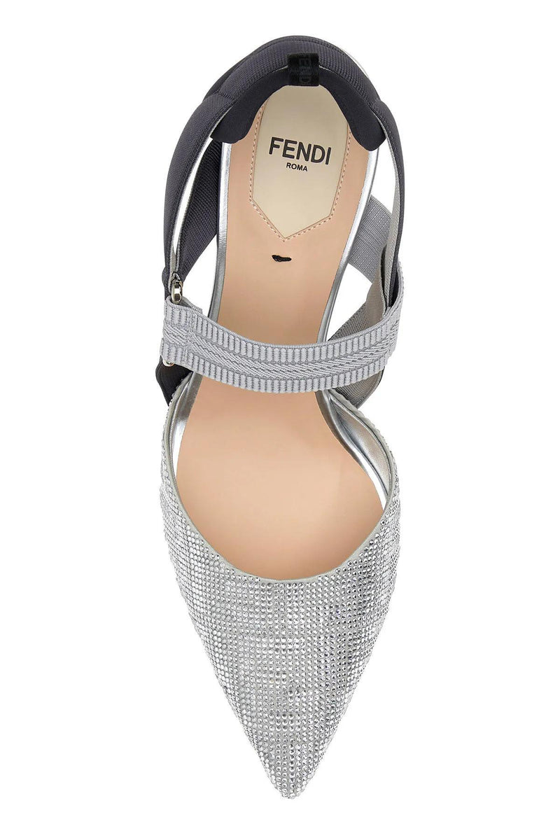 Fendi Embellished Fabric Colibr Umps - Women - Piano Luigi