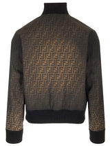 Fendi ff Eclissi Brown Canvas Jacket - Men - Piano Luigi