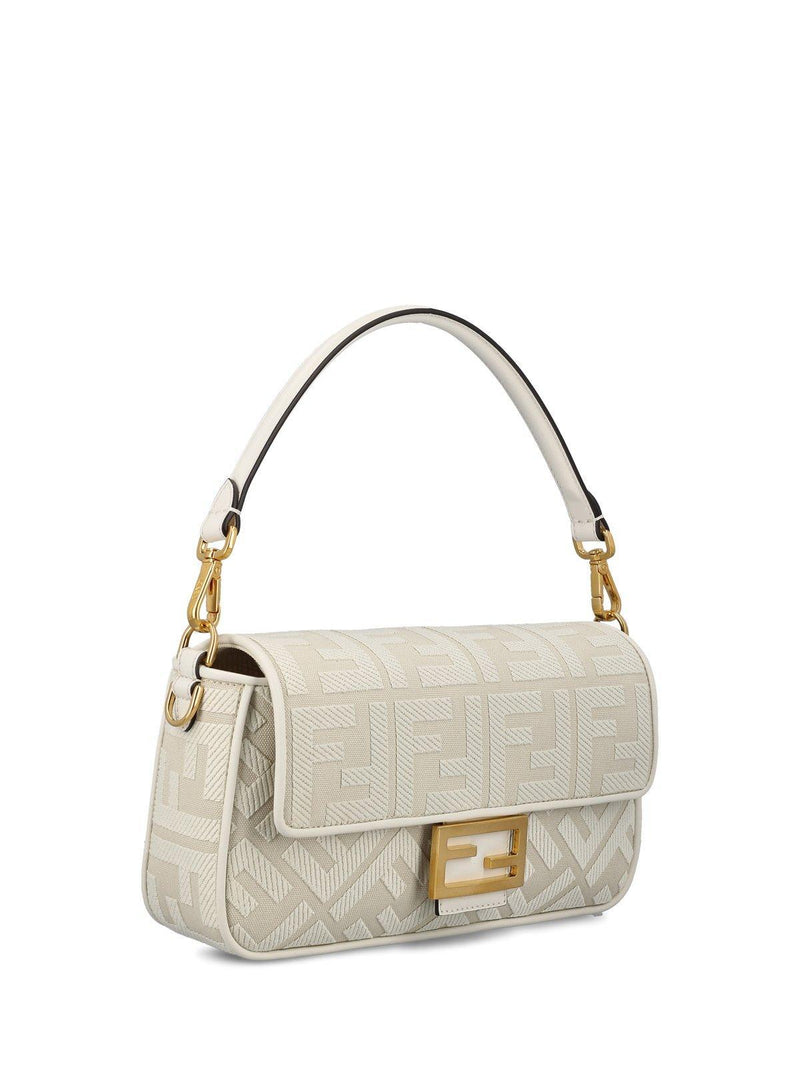 Fendi Ff Jacquard Shoulder Bag - Women - Piano Luigi