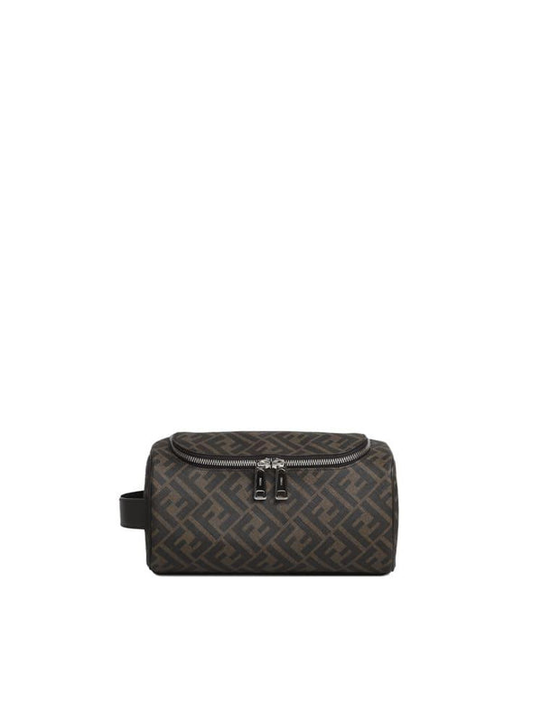 Fendi Ff Logo Cosmetic Bag - Men - Piano Luigi