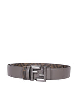 Fendi Ff Motif Reversible Buckle Belt - Men - Piano Luigi