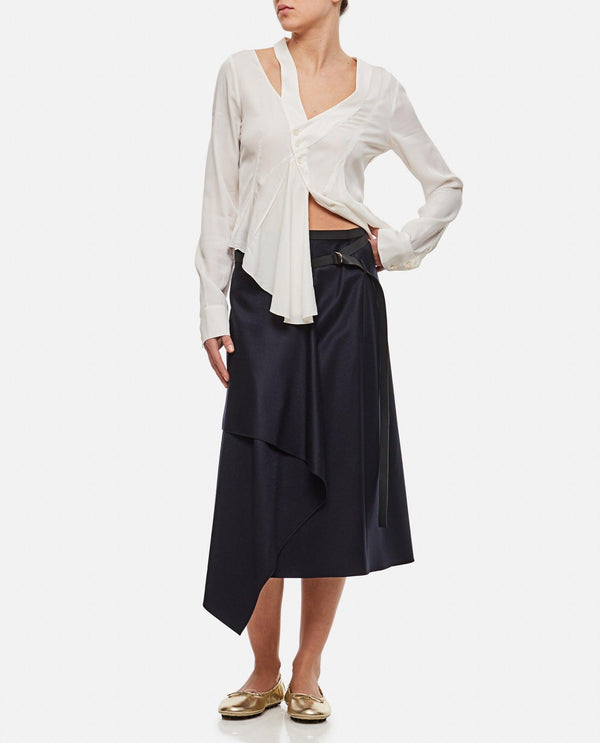 Fendi Flattened Wool Skirt - Women - Piano Luigi