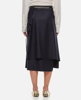 Fendi Flattened Wool Skirt - Women - Piano Luigi