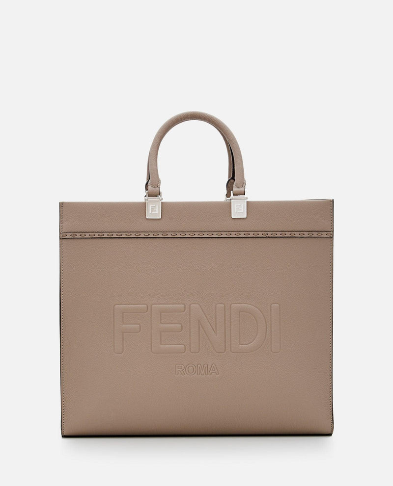 Fendi Leather Sunshine Tote Bag - Women - Piano Luigi