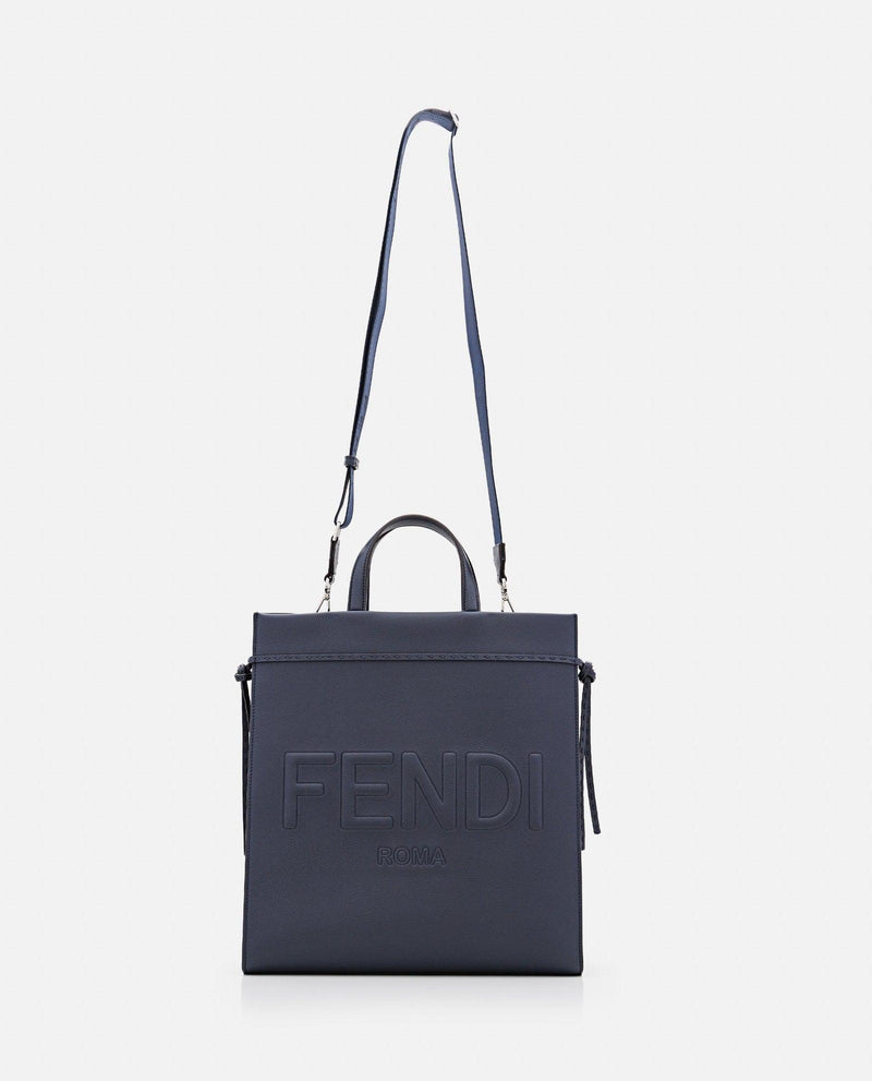 Fendi Leather Tote Bag - Men - Piano Luigi