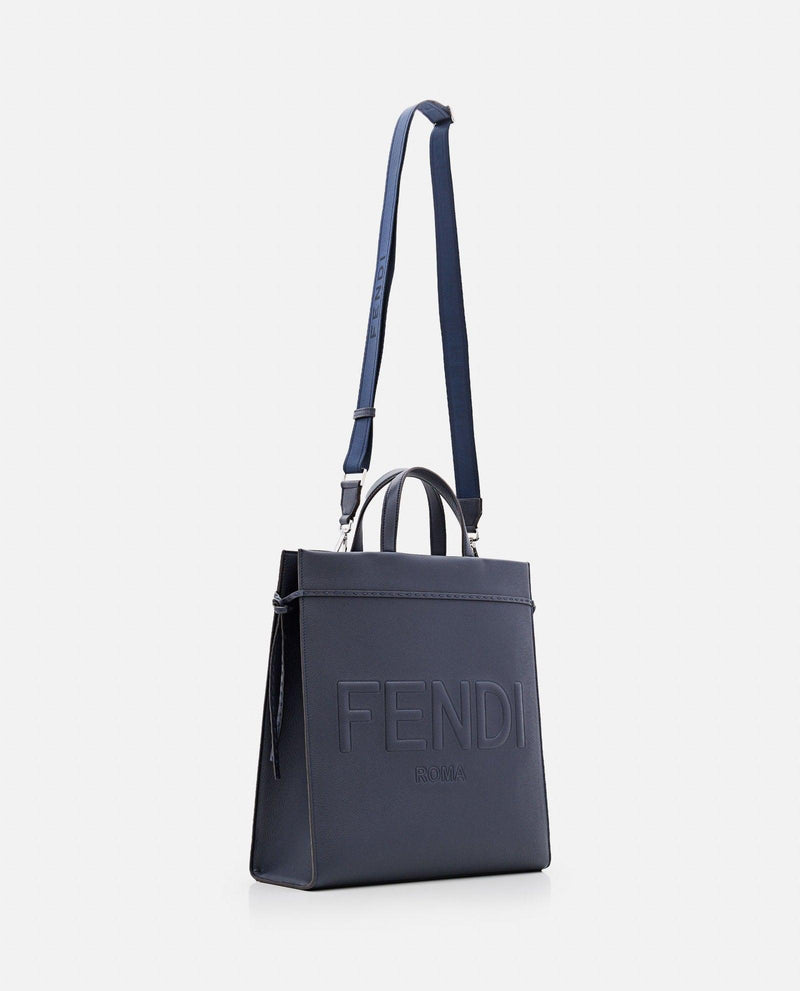 Fendi Leather Tote Bag - Men - Piano Luigi