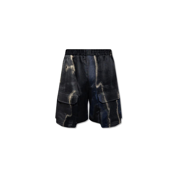 Fendi Linen And Cotton Shorts - Men - Piano Luigi