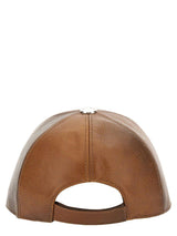 Fendi Logo Embossed Leather Baseball Cap - Men - Piano Luigi
