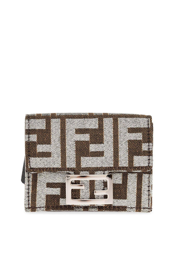 Fendi Monogrammed Tri-fold Wallet - Women - Piano Luigi