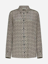 Fendi Print Silk Shirt - Women - Piano Luigi