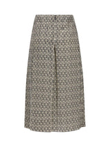 Fendi Printed Crepe Skirt - Women - Piano Luigi