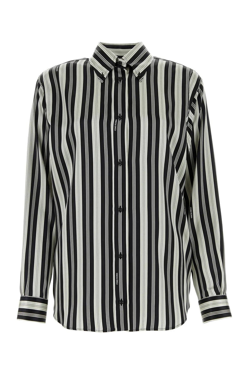 Fendi Printed Satin X Stefano Pilati Shirt - Women - Piano Luigi