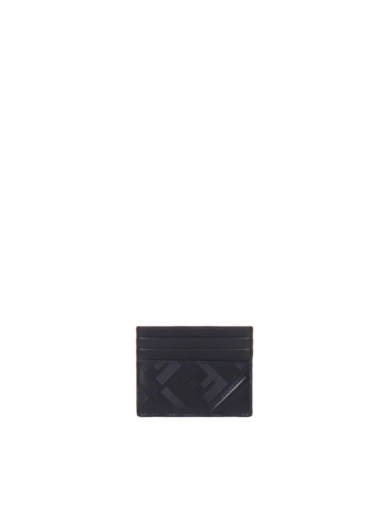 Fendi Shadow Diagonal Card Holder - Men - Piano Luigi