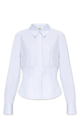 Fendi Striped Button-up Fitted Shirt - Women - Piano Luigi