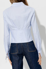 Fendi Striped Button-up Fitted Shirt - Women - Piano Luigi