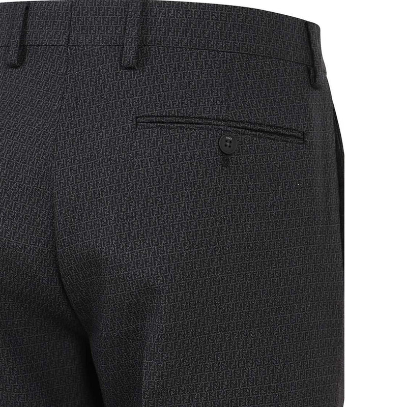 Fendi Wool Ff Pants - Men - Piano Luigi