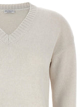 Brunello Cucinelli V-neck Sweater - Women - Piano Luigi