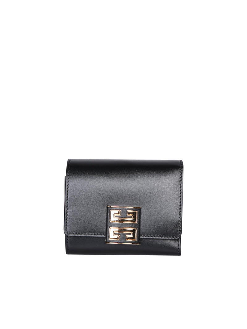 Givenchy 4g Bi-fold Black Wallet - Women - Piano Luigi