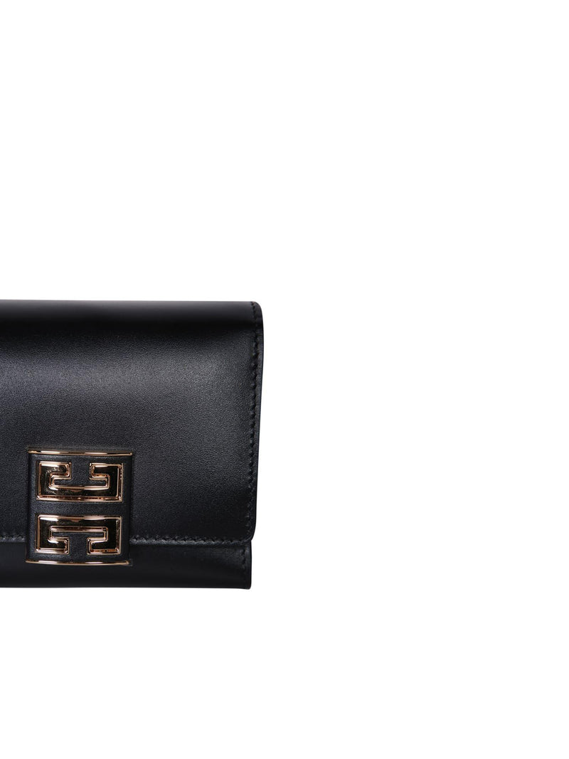 Givenchy 4g Bi-fold Black Wallet - Women - Piano Luigi