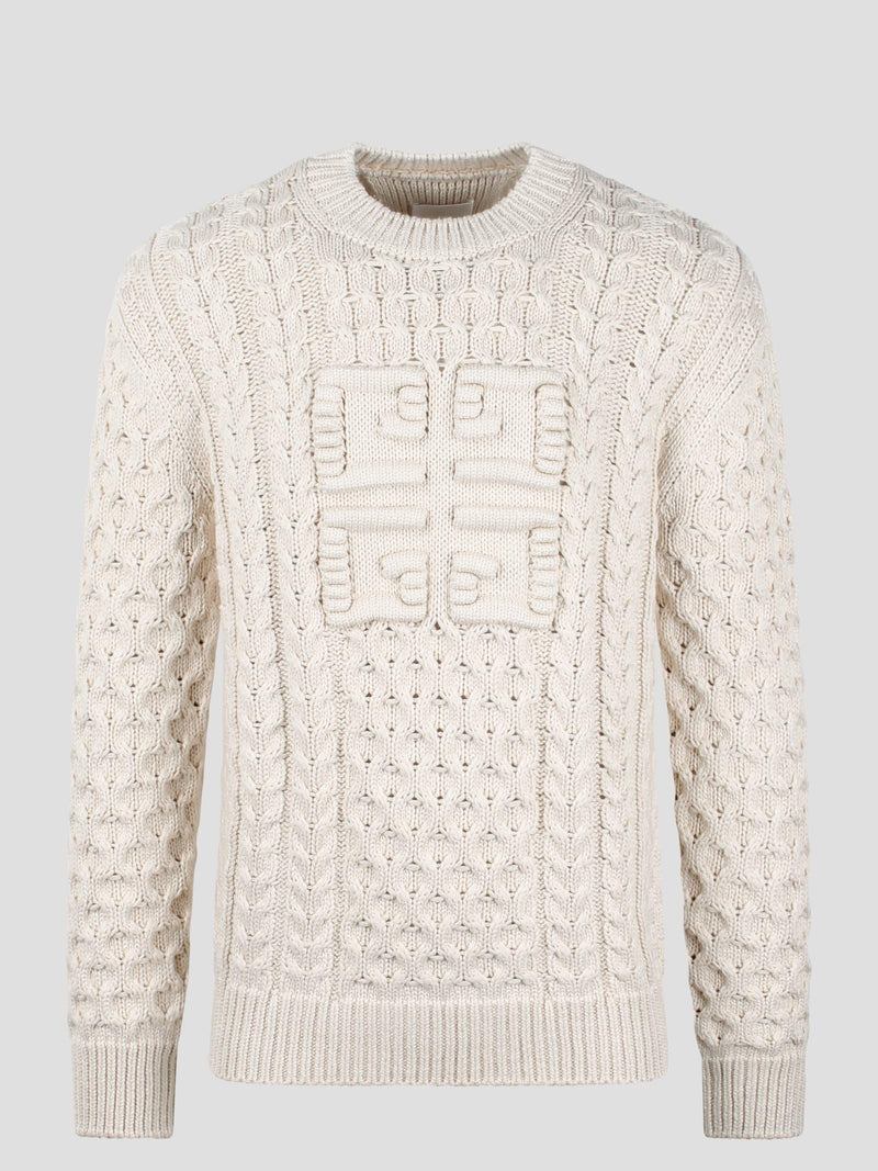 Givenchy 4g Cable-knit Sweater - Men - Piano Luigi