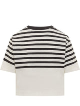 Givenchy 4g Cotton Striped Short T-shirt - Women - Piano Luigi