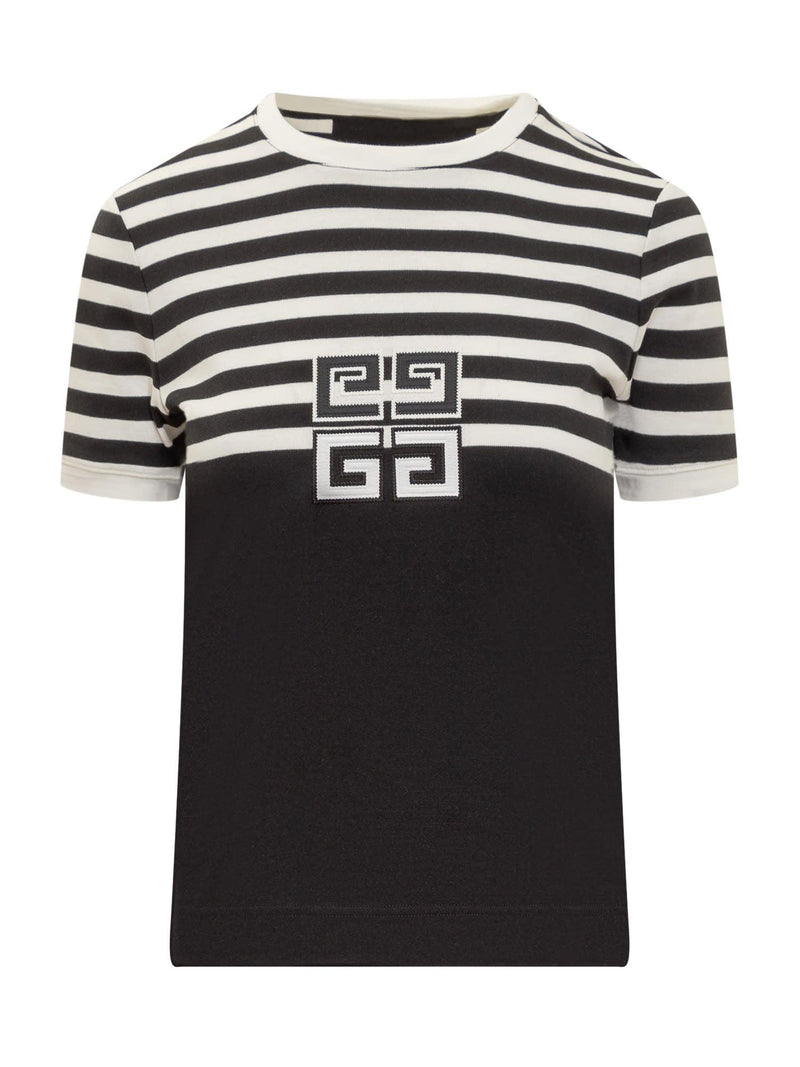 Givenchy 4g Cotton Striped T-shirt - Women - Piano Luigi