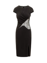 Givenchy 4g Crepe And Tulle Dress - Women - Piano Luigi