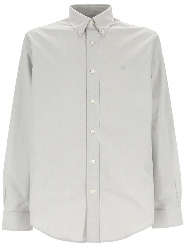 Givenchy 4g Embroidered Long-sleeved Shirt - Men - Piano Luigi