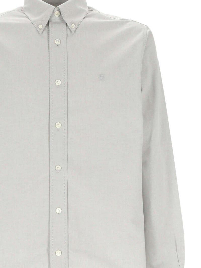 Givenchy 4g Embroidered Long-sleeved Shirt - Men - Piano Luigi
