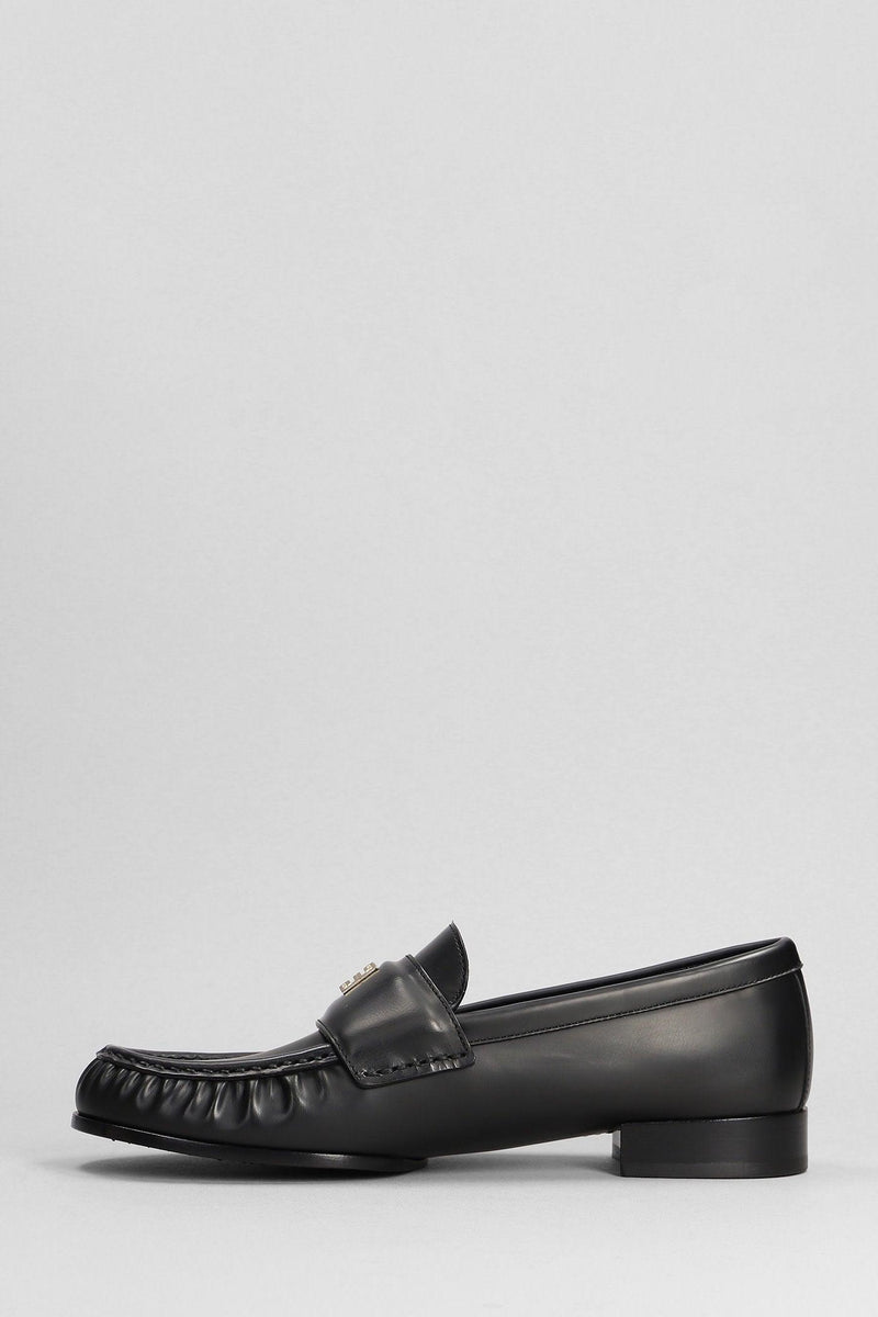 Givenchy 4g Loafer Loafers In Black Leather - Women - Piano Luigi