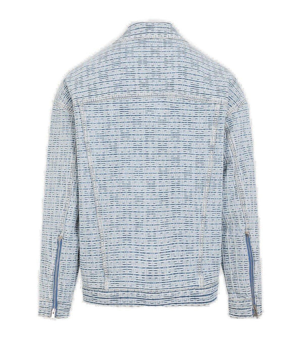 Givenchy 4g Motif Zip-up Shirt Jacket - Men - Piano Luigi