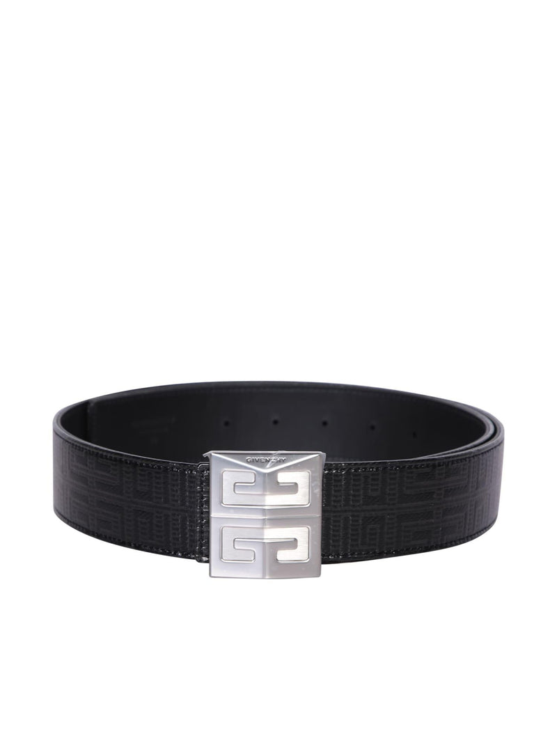 Givenchy All-over 4g Logo Black Belt - Men - Piano Luigi