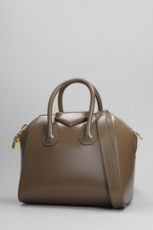 Givenchy Antigona Hand Bag In Taupe Leather - Women - Piano Luigi