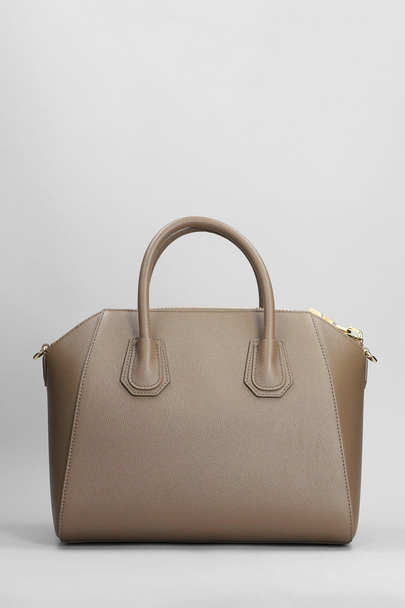 Givenchy Antigona Small Hand Bag In Taupe Leather - Women - Piano Luigi