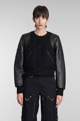 Givenchy Bomber In Black Wool - Women - Piano Luigi