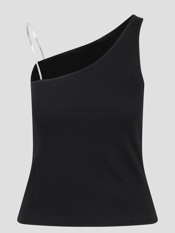 Givenchy Chain Detail Asymmetric Top - Women - Piano Luigi