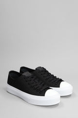 Givenchy City Low Sneakers In Black Leather - Men - Piano Luigi