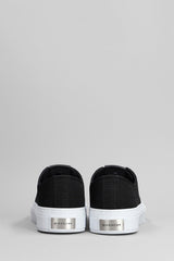 Givenchy City Low Sneakers In Black Leather - Men - Piano Luigi