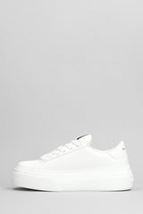 Givenchy City Platform Sneakers In White Leather - Women - Piano Luigi