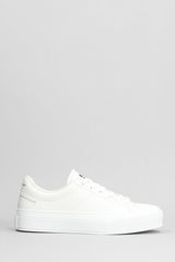 Givenchy City Sport Sneakers In White Leather - Women - Piano Luigi