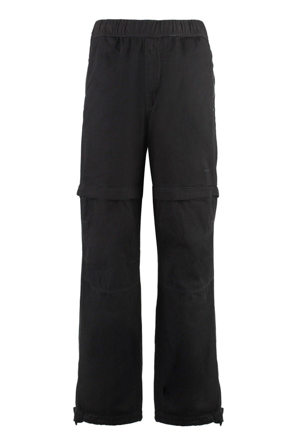 Givenchy Cotton Trousers in Gray for Men | Lyst