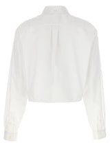 Givenchy Cropped Logo Shirt - Women - Piano Luigi