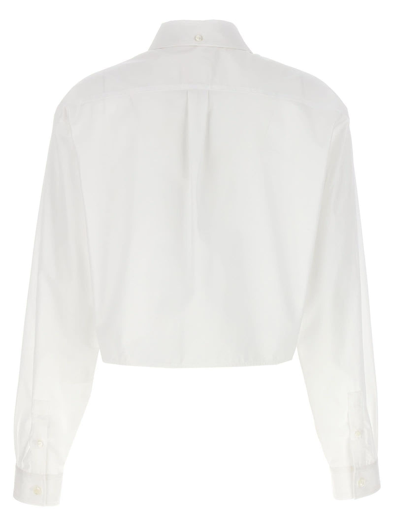 Givenchy Cropped Logo Shirt - Women - Piano Luigi