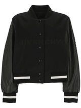 Givenchy Cropped Varsity Jacket - Women - Piano Luigi